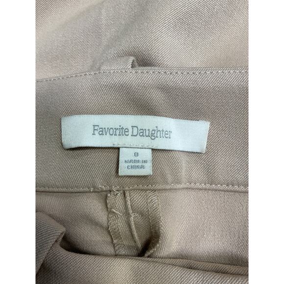 Favorite Daughter 'The Favorite' Beige Polyester Pant Shortie Size 0 - Picture 4 of 5